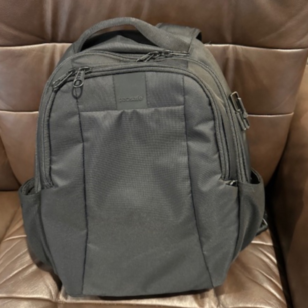 Pacsafe Black Metrosafe LS350 15 Liter Anti Theft Laptop Daypack/Backpack